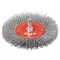 Perie circulară cu tijă YATO, 100 mm, din inox
