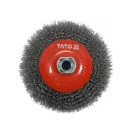 YATO Perie circulară înclinată M14 125 mm inox