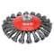YATO Perie circulară cu filamente torsionate înclinată M14 125 mm inox