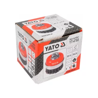 YATO Perie cu cuple 75 mm M14 torsadat