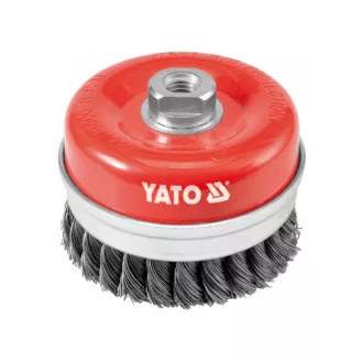 YATO Perie de cupe sârmă torsadată M14 100 mm