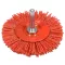 YATO Perie circulară cu ax de 75 mm cu peri de plastic