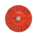 YATO Perie circulară cu ax de 75 mm cu peri de plastic