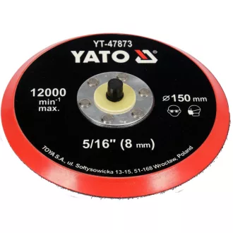 YATO Suport de disc cu prindere velcro 150 mm 5/16"