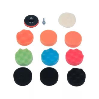  YATO Set discuri de polizat cu prindere velcro, 12 bucăți, 80 mm M14