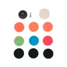 YATO Set discuri de polizat cu prindere velcro, 12 bucăți, 80 mm M14