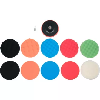   YATO Set discuri pentru polizat cu fixare velcro 12 piese 150 mm M14