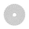 YATO Disc de șlefuit și lustruit cu diamant cu închidere velcro 100 mm / P50 umed/uscat