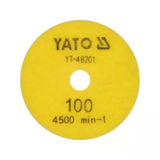   YATO Disc de șlefuit și polisat cu diamant cu prindere cu arici 100 mm / P100 umed/uscat