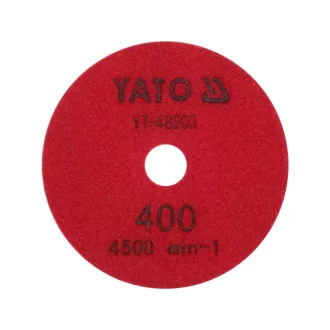   YATO Disc de șlefuit și polisat cu velcro diamantat 100 mm / P400 pentru utilizare umedă/uscătă