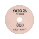 YATO Disc de polizare și lustruire cu diamant cu prindere velcro 100 mm / P800 umed/uscat