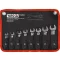 Set de chei combinate cu clichet YATO 8 piese scurte 10-19 mm