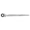 Cheie suport cu clichet YATO 19 x 22 mm / 315 mm CrV