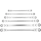 YATO Set de chei stelate articulate, 6 piese, 8 - 19 mm, extra lungi