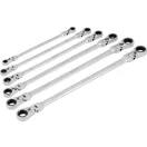 YATO Set de chei stelate articulate, 6 piese, 8 - 19 mm, extra lungi