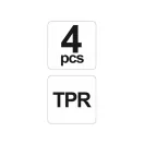 YATO Set de 4 lame pentru îndepărtarea rosturilor de silicon