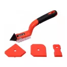 YATO Set de spatule pentru îndepărtarea rosturilor din silicon, 4 bucăți