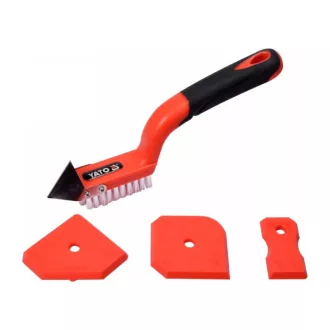   YATO Set de spatule pentru îndepărtarea rosturilor din silicon, 4 bucăți