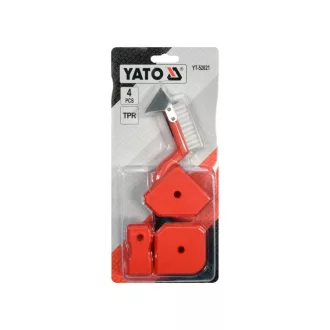   YATO Set de spatule pentru îndepărtarea rosturilor din silicon, 4 bucăți