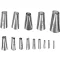 YATO Set de vârfuri pentru pistol de silicon 14 piese inox