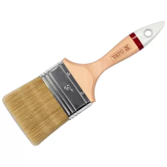 YATO Pensulă cu mâner de lemn 3" cu peri mixti