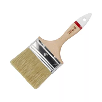 YATO Pensulă cu mâner de lemn 4" cu peri mixti