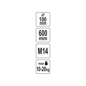 YATO Amestecător (mortar) 100 x 600 mm M14