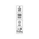 YATO Paletă de amestecare (vopsea) 120 x 590 mm