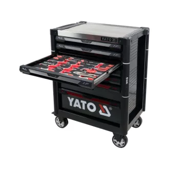YATO Carucior de scule cu scule 157 piese