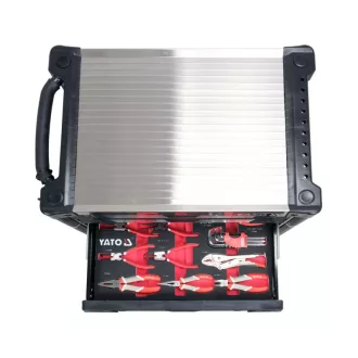 YATO Carucior de scule cu scule 157 piese