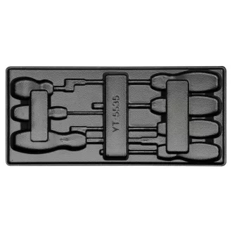   Set de șurubelnițe YATO 7 părți CrMo plat (inserție sertar fără unealtă)