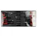 Set de șurubelnițe YATO 7 bucăți CrMo plat (inserție sertar)