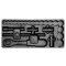 YATO Set chei tubulare 24 piese 1/2" 10-32 mm CrV (inserție sertar fără unealtă)