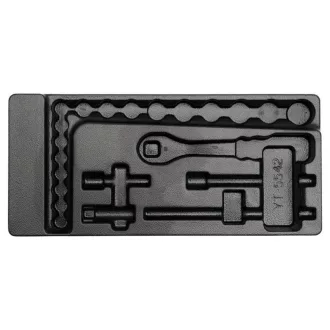   YATO Set chei tubulare 22 piese 3/8" 6-22 mm CrV (inserție sertar fără unealtă)