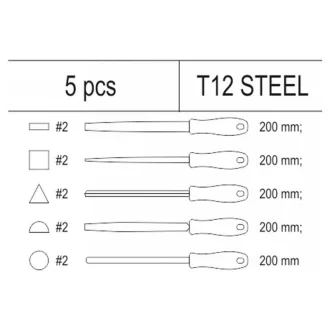 Set de dosare YATO Lăcătuș 5 părți (inserție sertar)