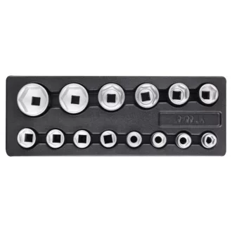   YATO Set chei tubulare 14 bucăți 3/4" 19-55 mm CrV (inserție sertar)