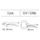 Set de clești cu auto-închidere YATO 3 părți (inserție sertar)