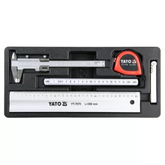   Set de instrumente de măsurare YATO 5 părți (inserție pentru sertar)
