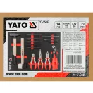 YATO Set de scule în cutie cu spumă, 14 piese