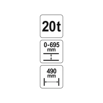 Presă hidraulică YATO 20T