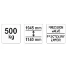 YATO Elevator hidraulic cutie viteze 500 kg