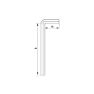 Cheie hexagonală YATO lungă 10 mm CrV (6 buc)