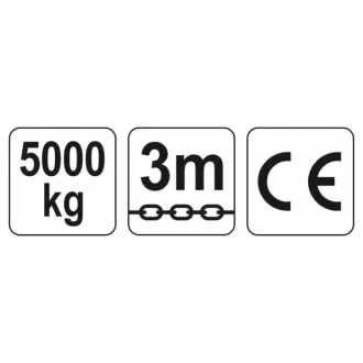 YATO Palan cu lanț 5000 kg 3 m