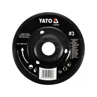 Disc de polizare fin YATO #3 125 x 22,2 mm