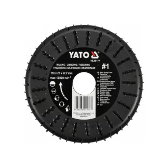 YATO Disc de șlefuire grosier #1 118 x 21 mm