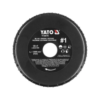 YATO Disc de șlefuire fin #3 125 x 22,2 mm