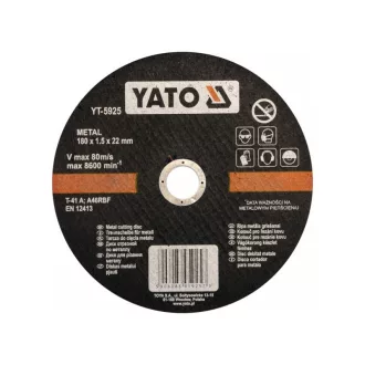 YATO Disc de tăiere pentru metal 180 x 1,5 x 22 mm