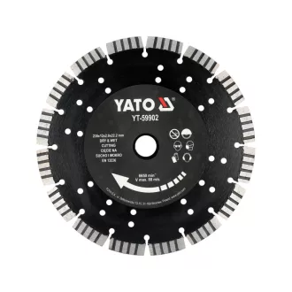 YATO Disc de tăiere pentru beton armat 230 x 22,2 mm