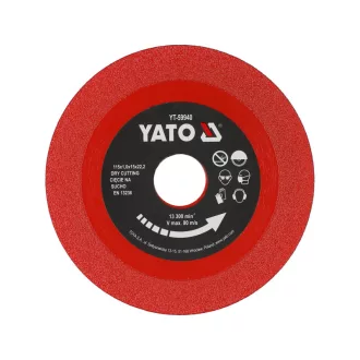   YATO Disc de tăiat cu diamant pentru tăiat gresie și sticlă 115 x 22,2 mm