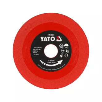   YATO Disc de tăiere diamantat pentru tăiator de gresie și sticlă 125 x 22,2 mm